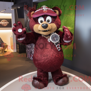 Maroon Guinness mascot...