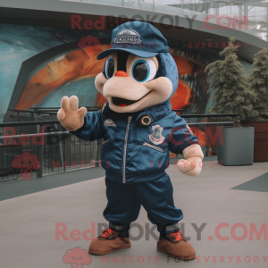 Maskotdraktfigura Navy...