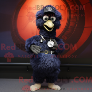 Navy Emu maskot kostume...