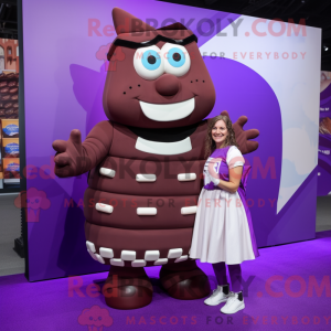 Barras de chocolate roxas...