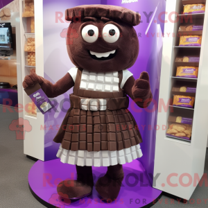 Paarse chocoladerepen...