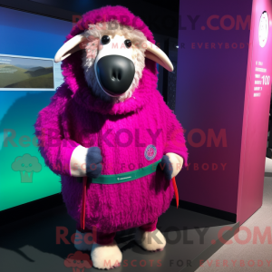 Disfraz de mascota Magenta...
