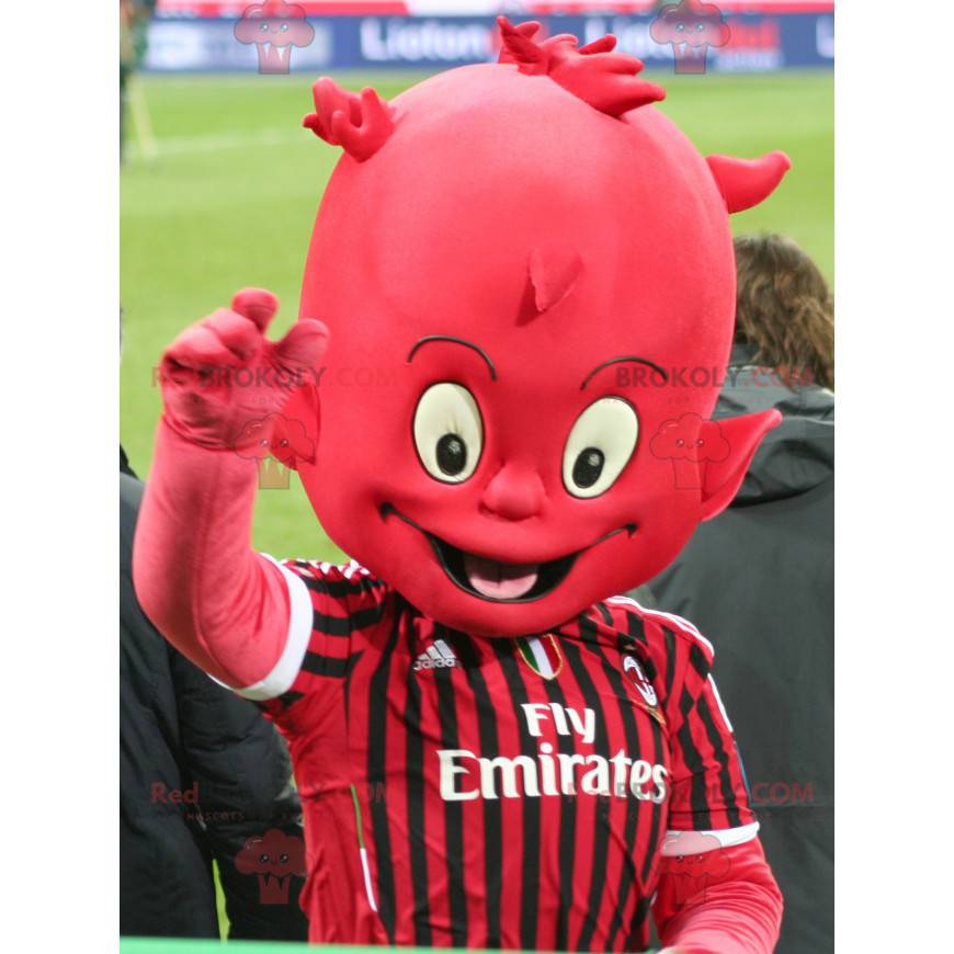 Maskot obří červený ďábel - Redbrokoly.com