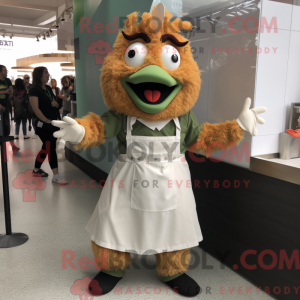 Olive Fried Chicken mascot...