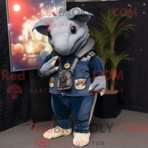 Costume mascotte de tatou...