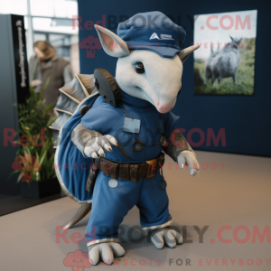 Costume mascotte de tatou...