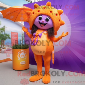 Lavendel Orange maskot...