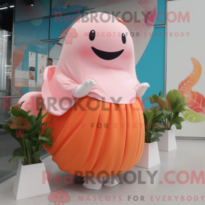Postava maskota Peach Whale...