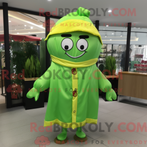Postava maskota Lime Green...