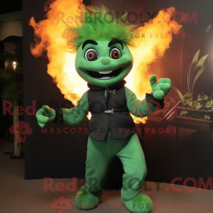 Máscara Forest Green Fire...