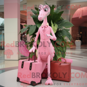 Rosa Coelophysis máscara de...
