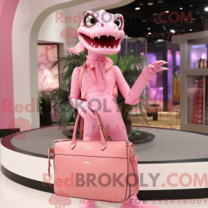 Pink Coelophysis mascot...