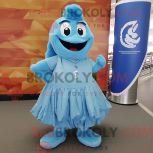 Disfraz de mascota Sky Blue...