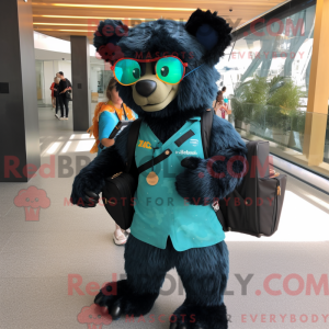 Costume de mascotte d ours...