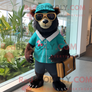 Disfraz de mascota del oso...