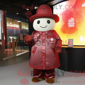 Maroon Dim Sum mascot...