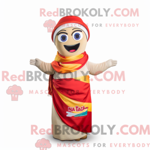 Fajitas mascottekostuum...
