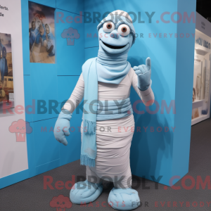 Postava maskota Sky Blue...
