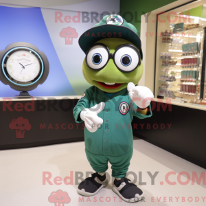 Olive Wrist Watch mascot...