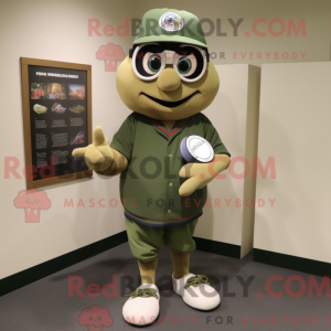 Olive Wrist Watch mascot...