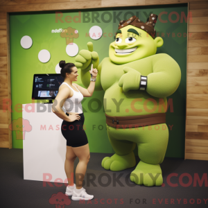 Olive Strongman máscara de...