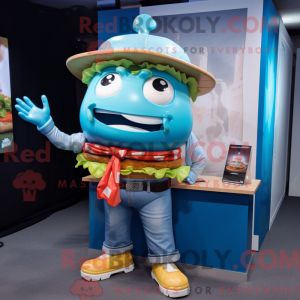 Disfraz de mascota Cyan...