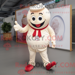 Cream Raspberry mascot...