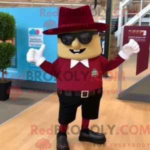 Maroon Nachos mascot...