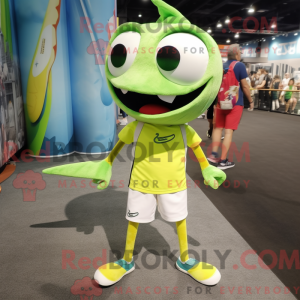 Postava maskota Lime Green...