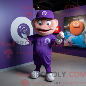 Purple Meatballs mascot...