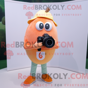Peach Camera maskot kostume...