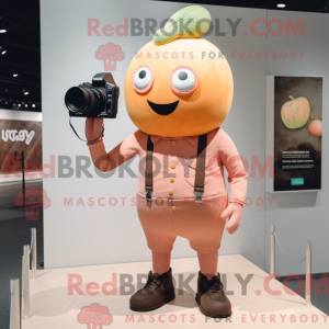 Peach Camera maskot kostume...