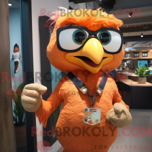 Peach Hawk-maskot...