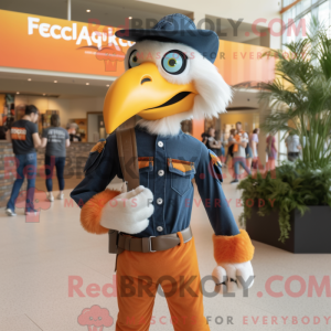 Peach Hawk-maskot...