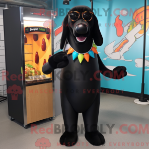 Maskotka Black Hot Dogs w...