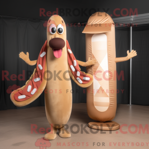 Costume de mascotte Tan Hot...