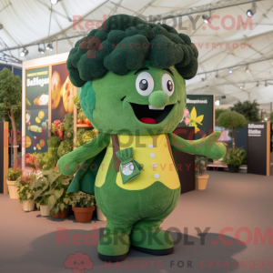 Disfraz de mascota brócoli...