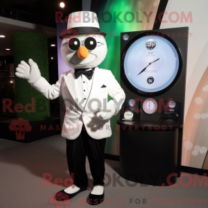 Tan Golf Ball maskot...