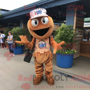 Brown Shrimp Scampi mascot...