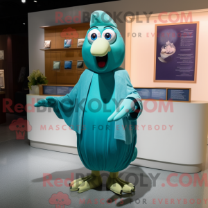 Disfraz de mascota de Teal...