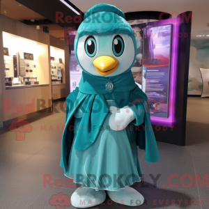 Teal Ice mascottekostuum...