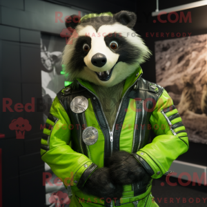 Lime Green Badger...
