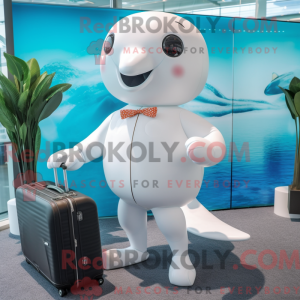 White Whale maskot kostume...