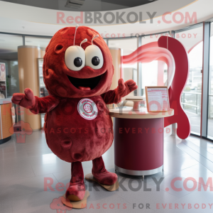 Maroon Bagels maskot...