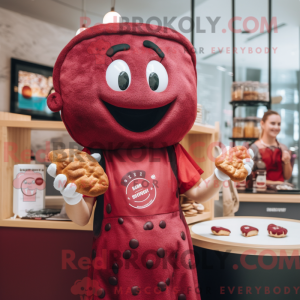 Maroon Bagels mascot...