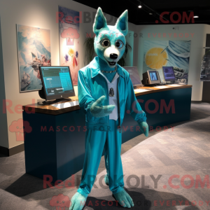 Costume mascotte de Dingo...