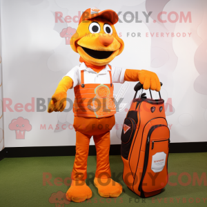 Postava maskota Orange Golf...