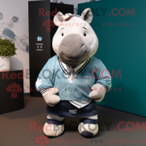 Nashorn-Maskottchen-Kostüm...