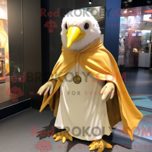 Gold Gull maskot kostyme...