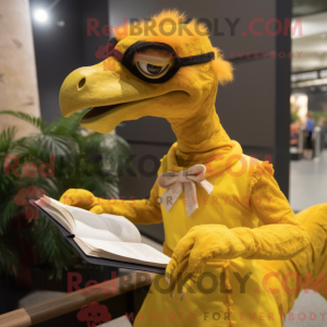 Gul Deinonychus máscara...